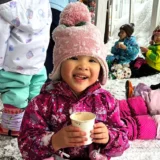 雪中ココアの日